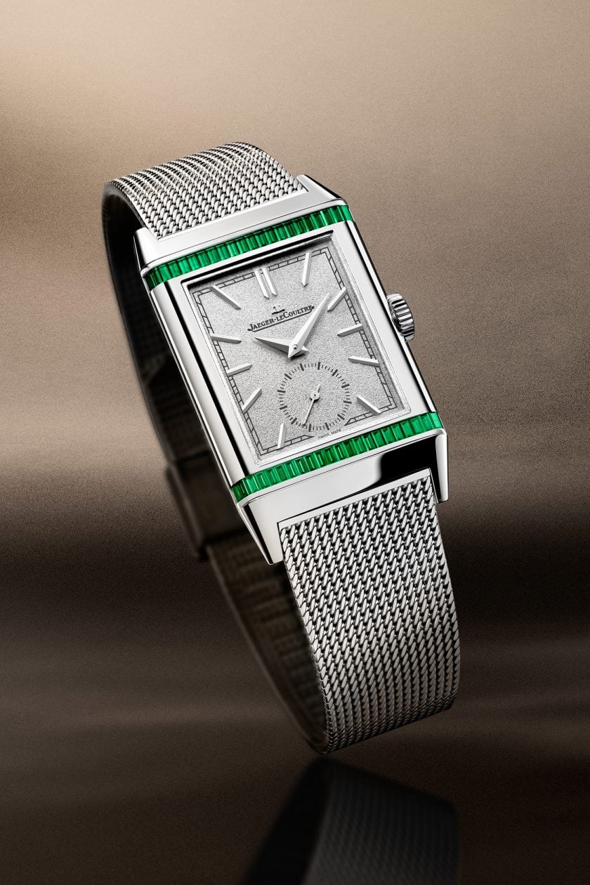 Jaeger-LeCoultre Reverso Tribute Monoface „Or Deco Cocktail” Emerald
