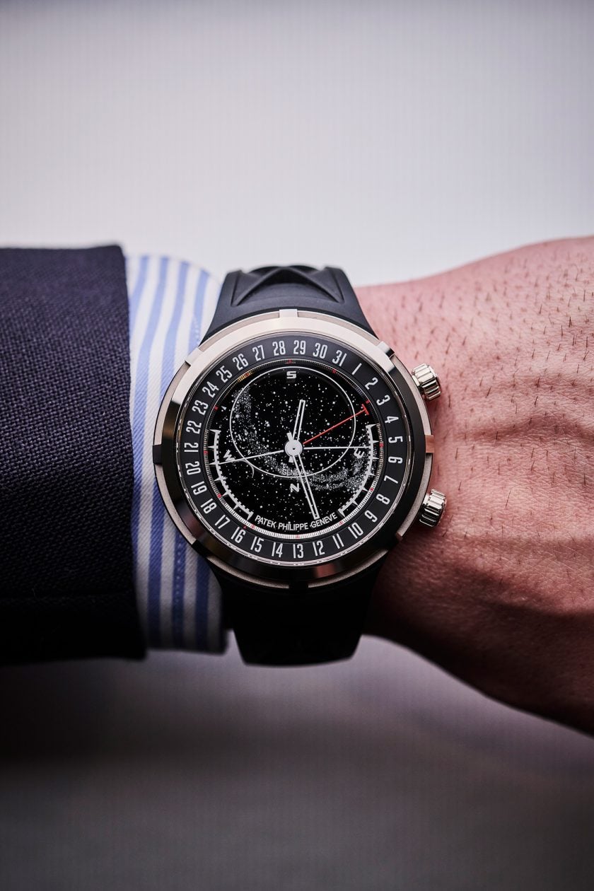 Patek Philippe Ref. 6105G-001 Grand Complication na nadgarstku