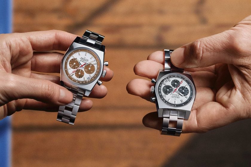 Zenith Chronomaster Revival A384 Tropical (po lewej)