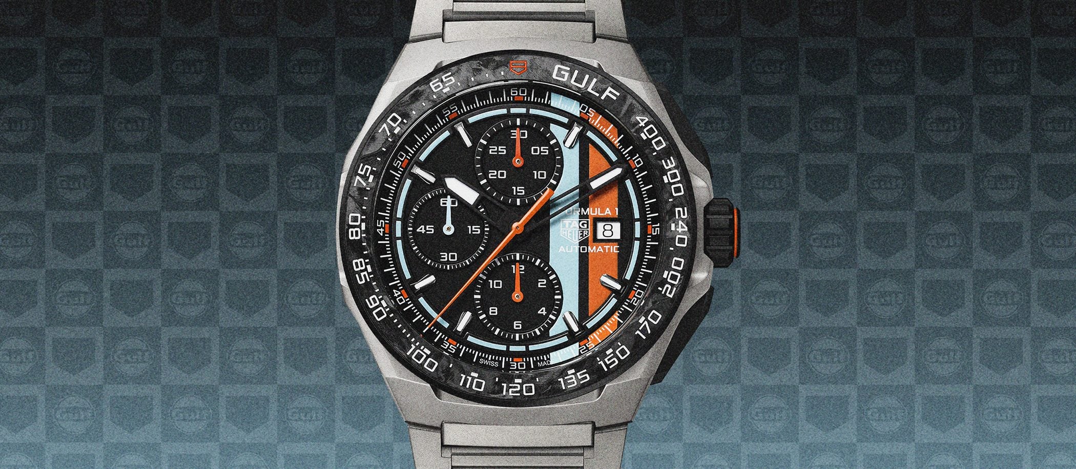 TAG Heuer Formula 1 Automatic Chronograph x Gulf (44mm)