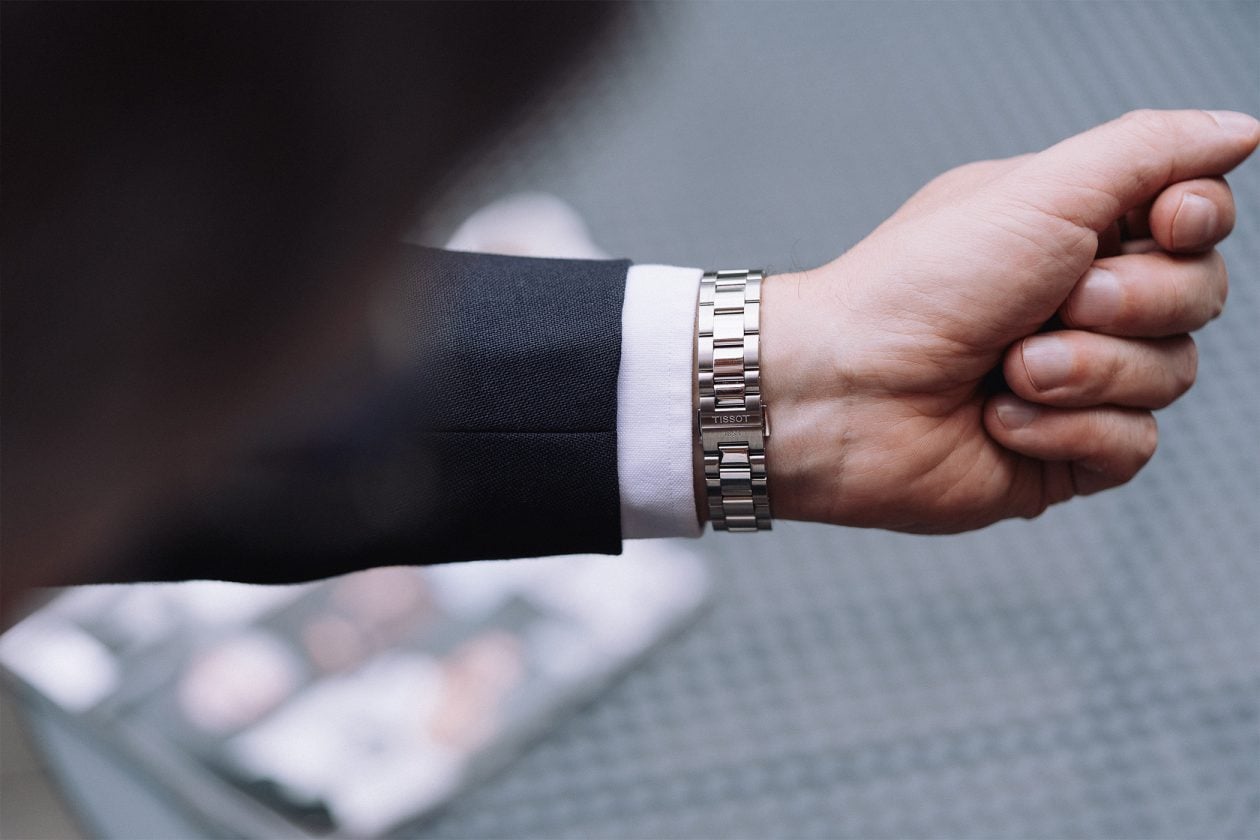Tissot Gentleman 38 mm - zapięcie bransolety