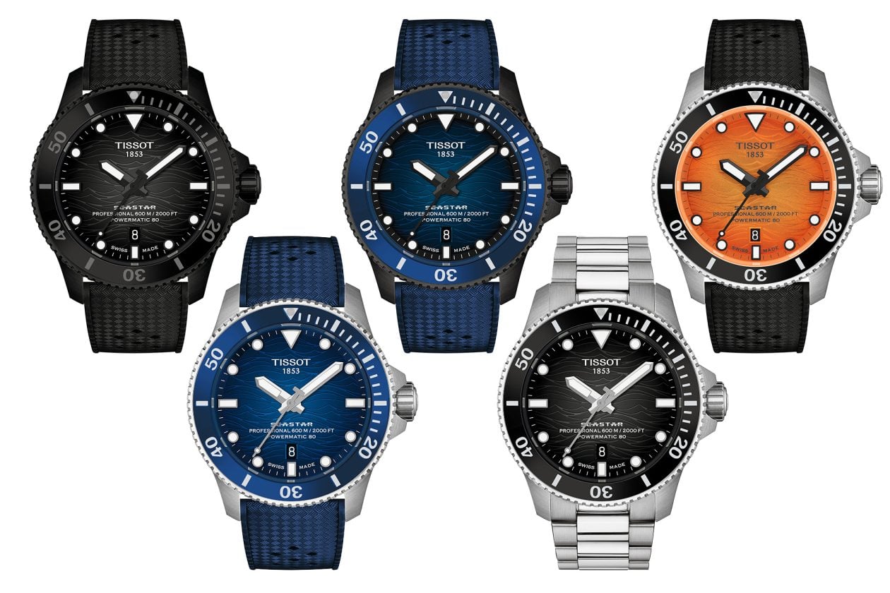 Tissot Seastar 2000 Professional - nowe warianty zegarka