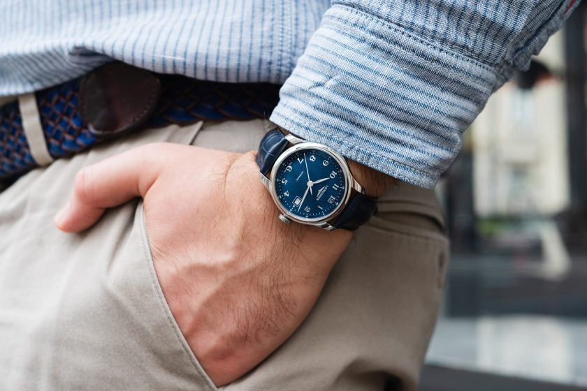 Longines Master 39 mm w wersji granatowej