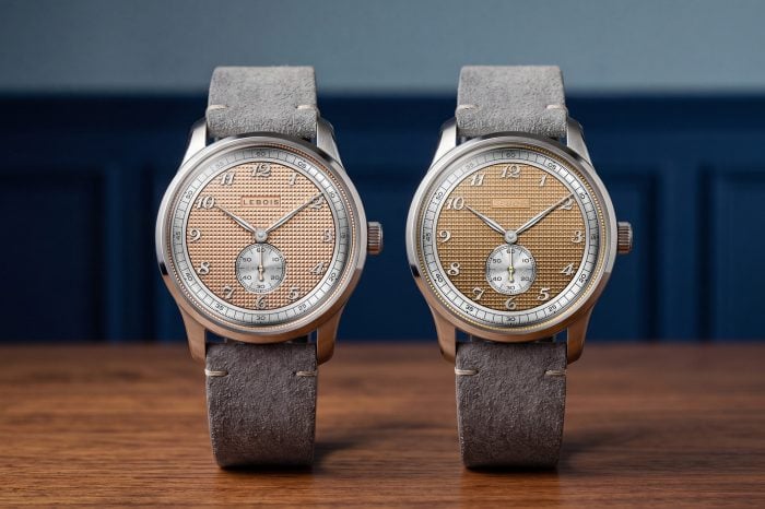 Lebois & Co. Heritage Atelier Small Seconds Clous de Paris i Stroopwafel