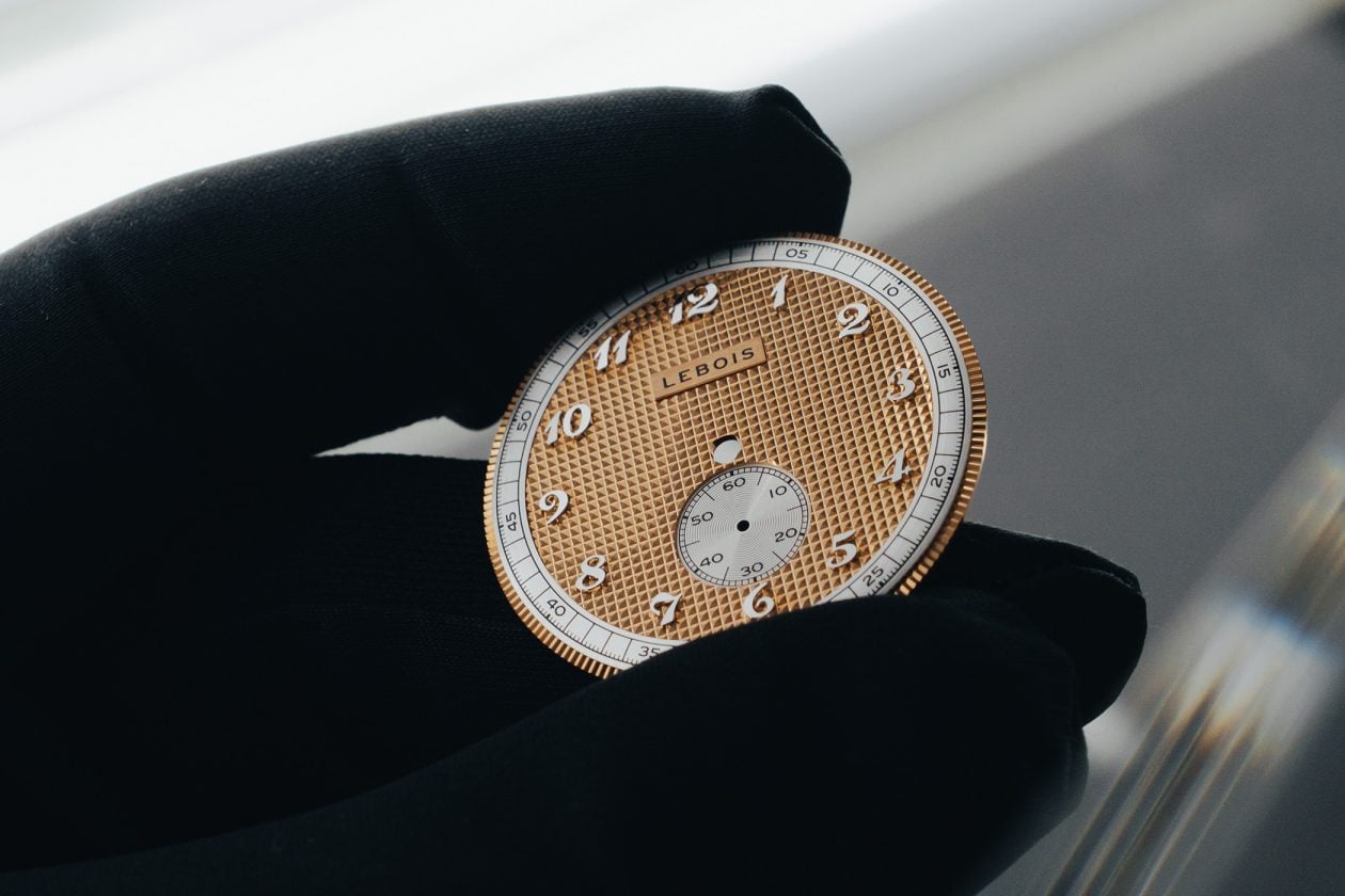 Lebois & Co. Heritage Atelier Small Seconds Clous de Paris - tarcza