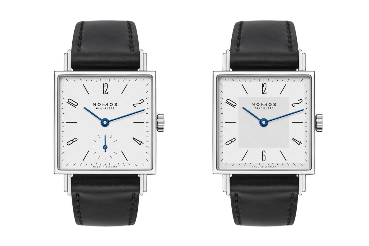 Nomos Glashütte Tetra 27 White i Tetra 27 duo