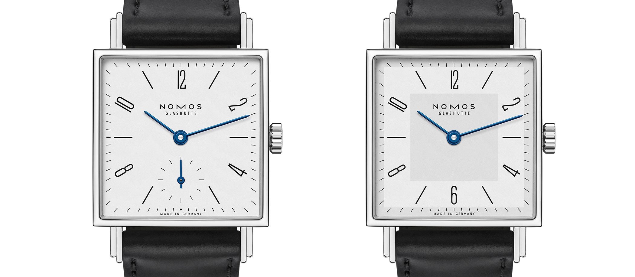 Nomos Glashütte Tetra 27 White i Tetra 27 duo