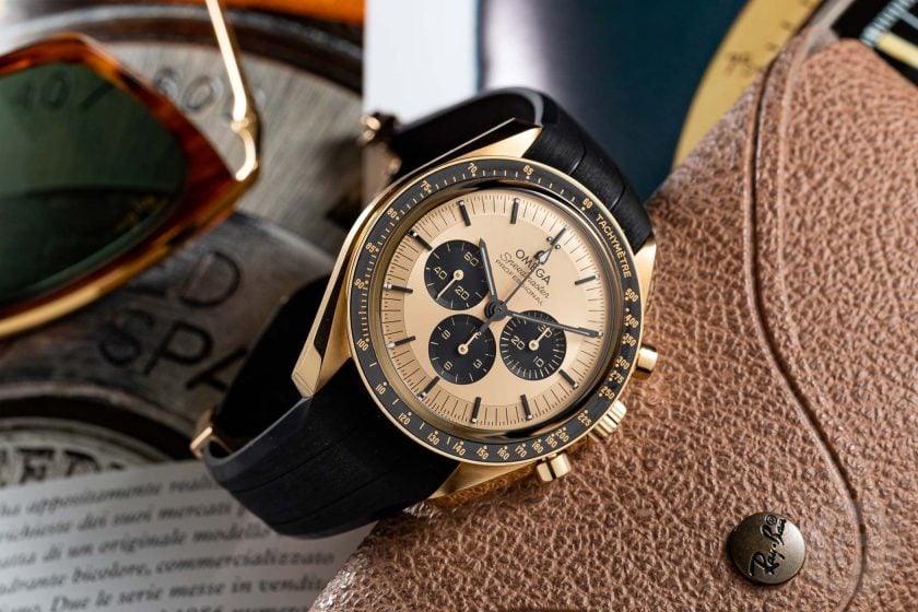 Omega Speedmaster Moonshine gold / foto: Fratellowatches