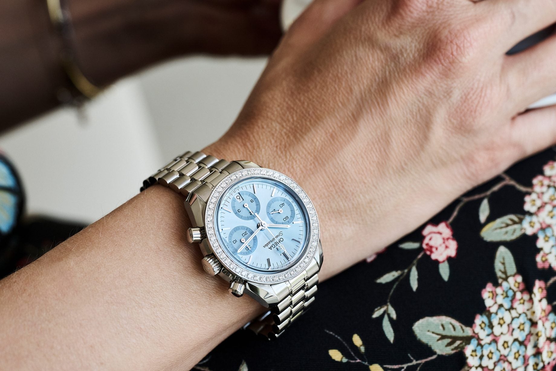 Omega Speedmaster 38 "Ice blue"