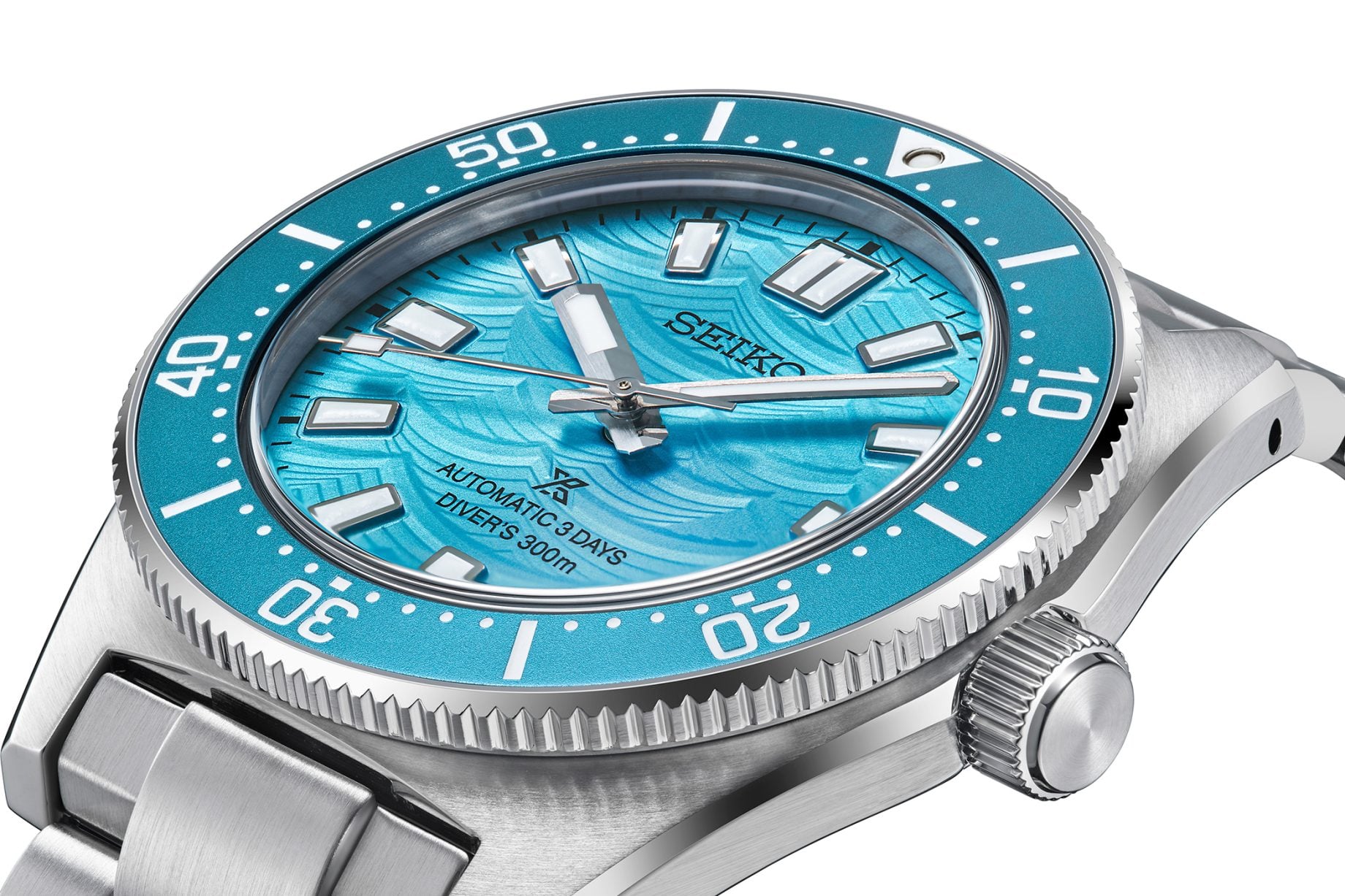 tarcza i bezel w kolorze "Daylight Blue"