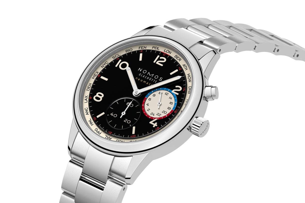 Nomos Glashütte Club Sport neomatik Worldtimer „Dark”