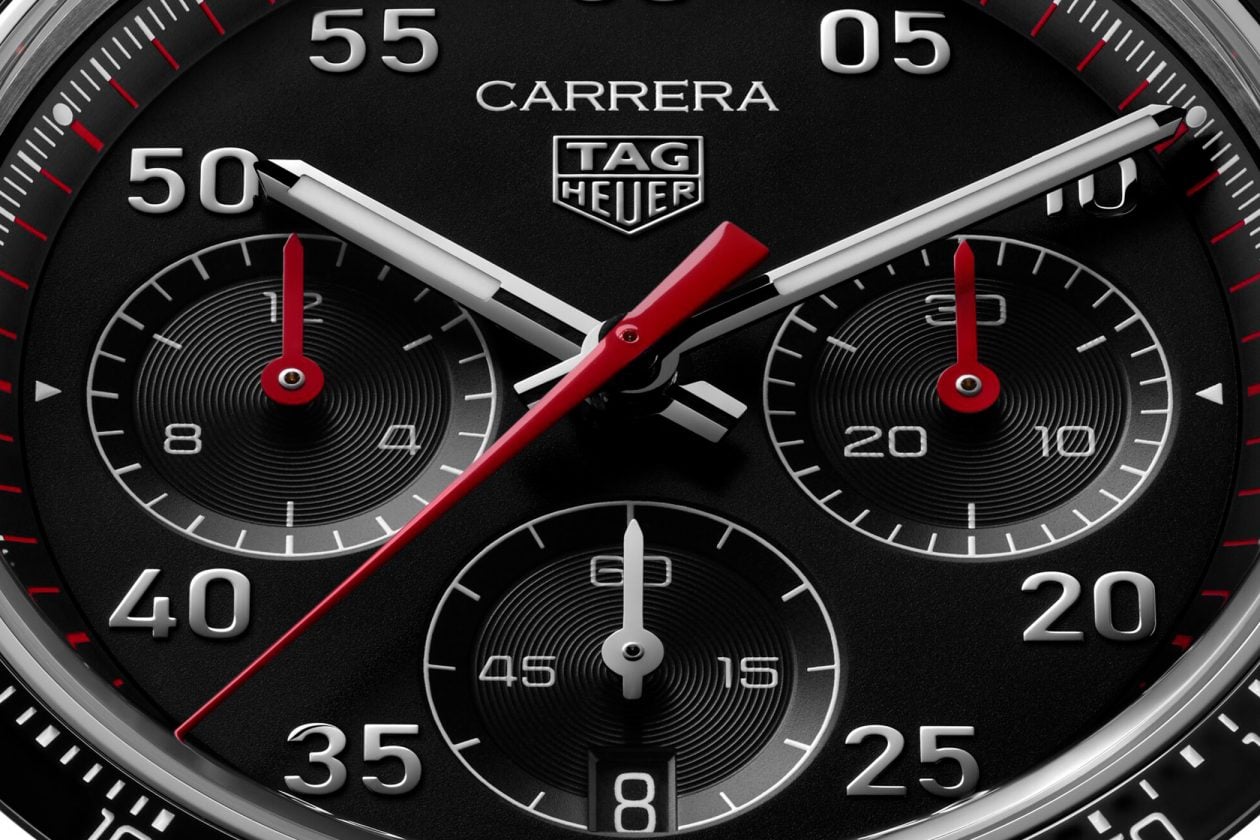 TAG Heuer Carrera Chronograph Sport 42 mm - detale tarczy