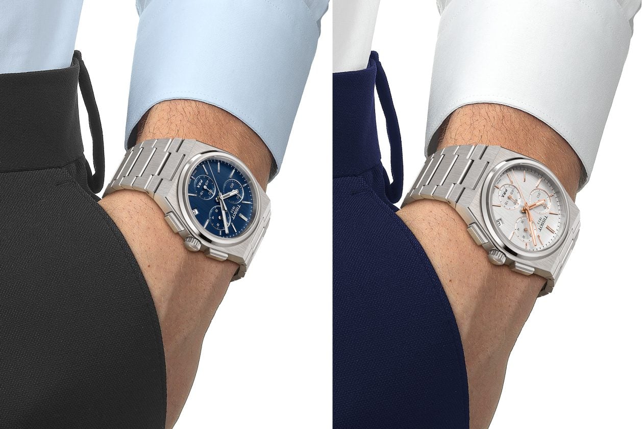Tissot PRX Quartz Chronograph - na nadgarstku