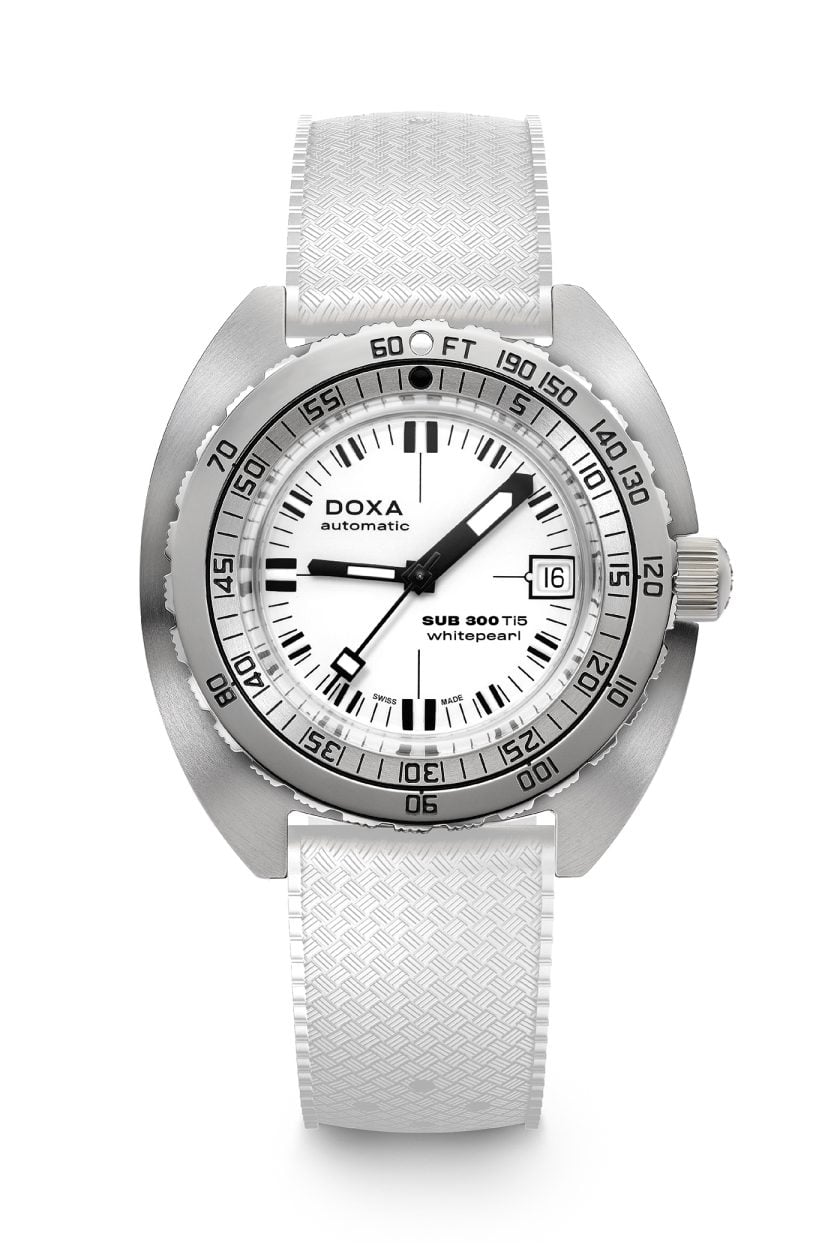 Doxa SUB 300 Ti5 "Whitepearl"