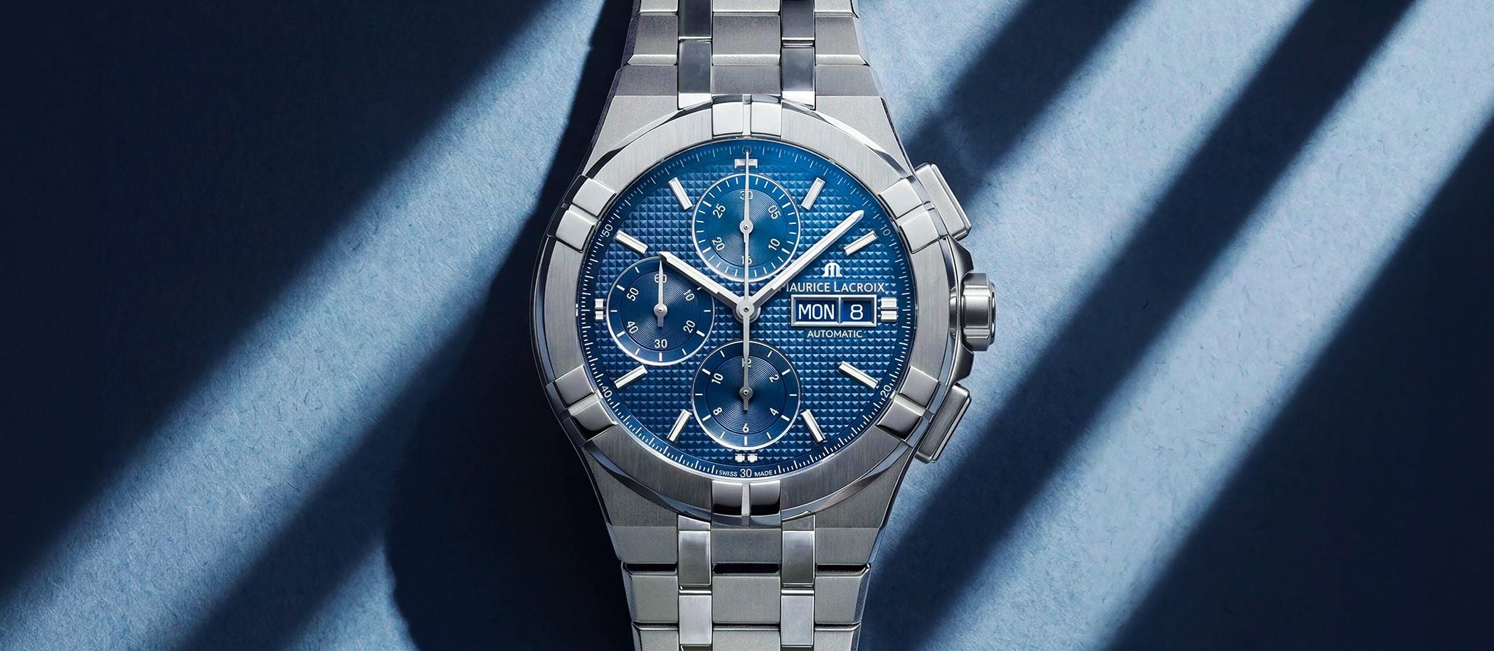 Maurice Lacroix Aikon Automatic Chronograph - z granatową tarczą