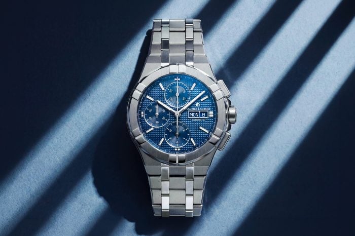 Maurice Lacroix Aikon Automatic Chronograph - z granatową tarczą
