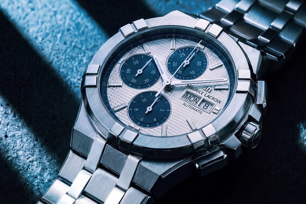 Maurice Lacroix Aikon Automatic Chronograph - ze srebrną tarczą