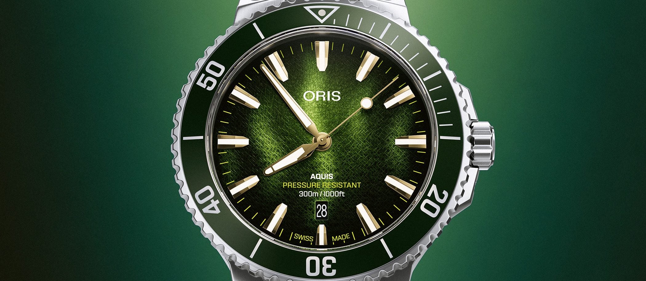 Oris Aquis Date Kelp Forest Limited Edition