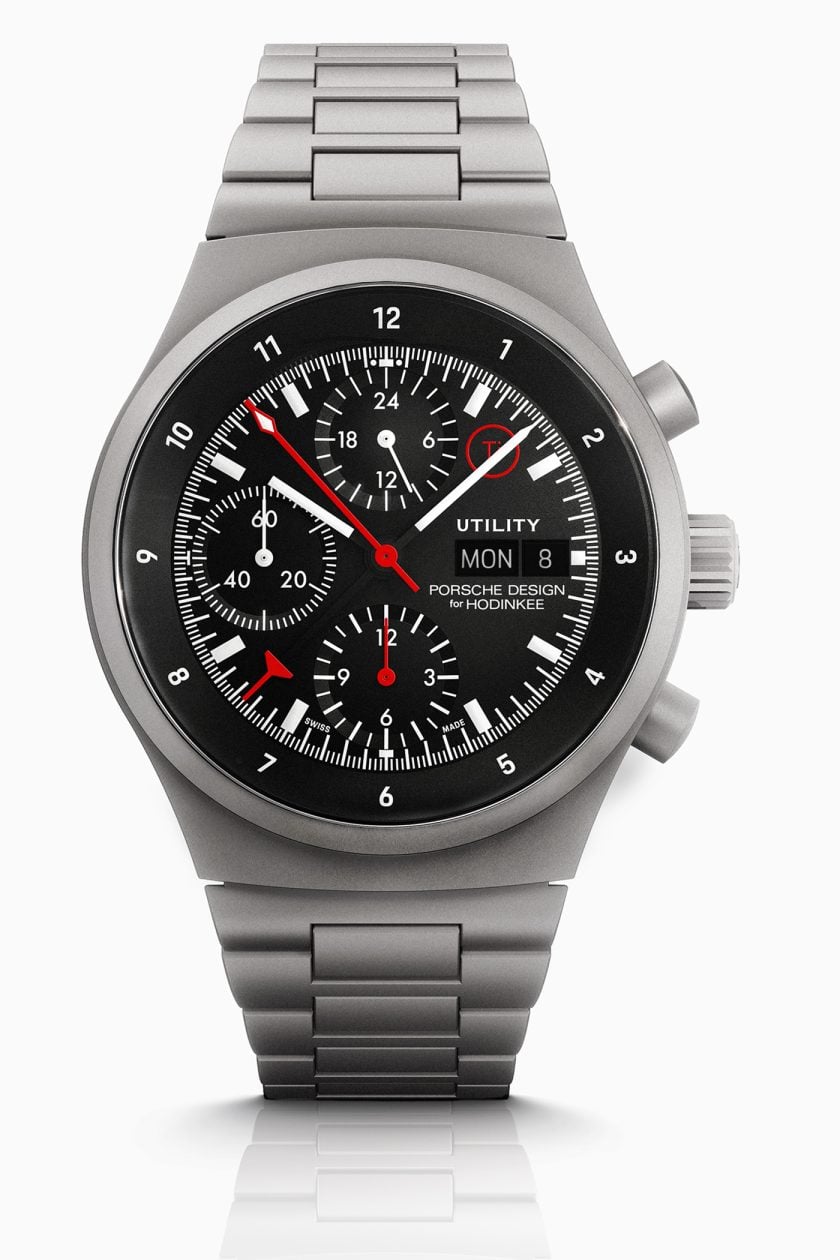 Porsche Design x Hodinkee Chronograph 1 Utility na bransolecie